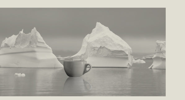 Dilworth Coffee Fresh Filtered Water Coffee Mug Floating Iceberg Arctic