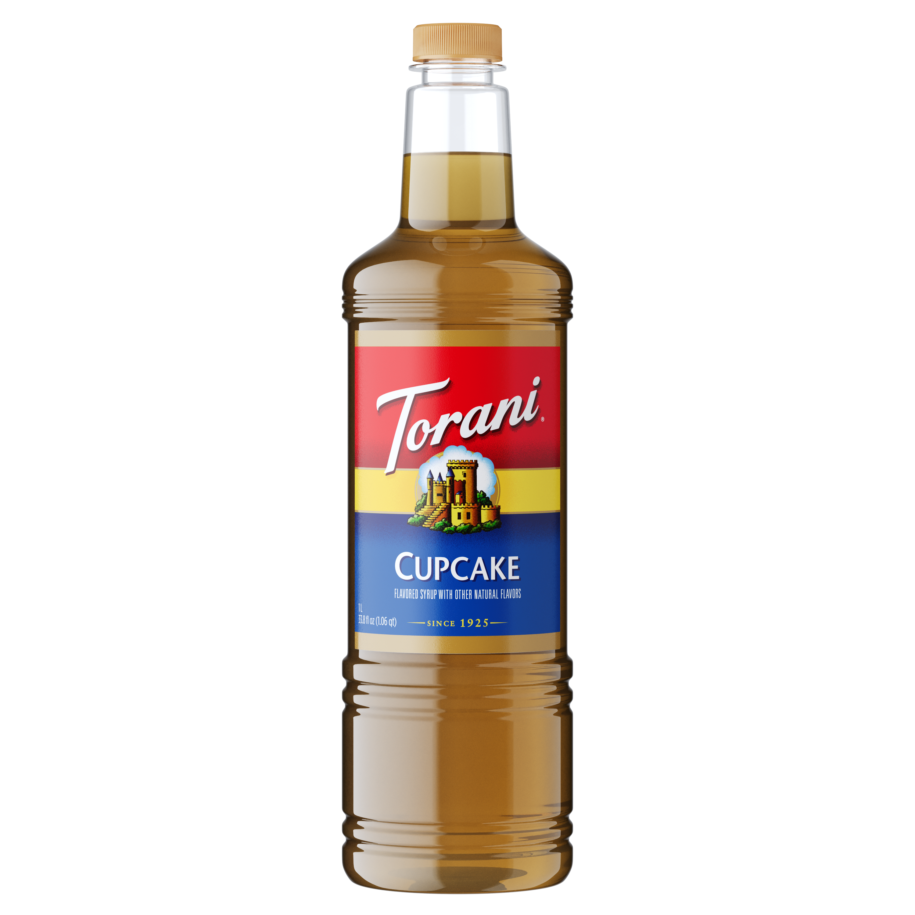 Torani Cupcake Flavoring Syrup Plastic Bottle 1 Liter
