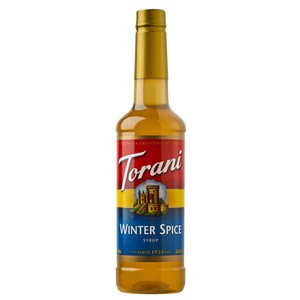 Torani Winter Spice Flavoring Syrup 750mL Plastic Bottle