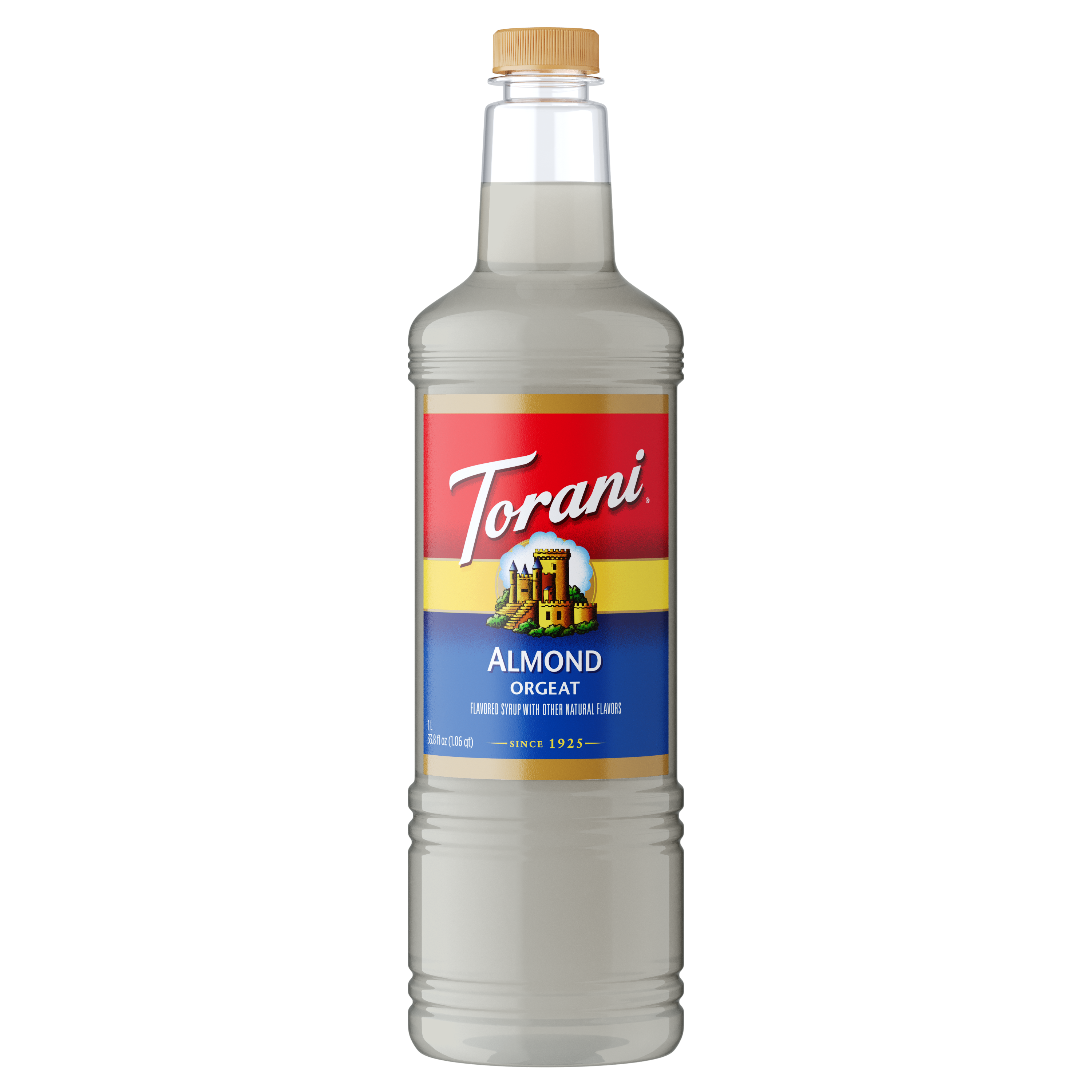 Torani Almond (Orgeat) Flavoring Syrup 1L Plastic Bottle