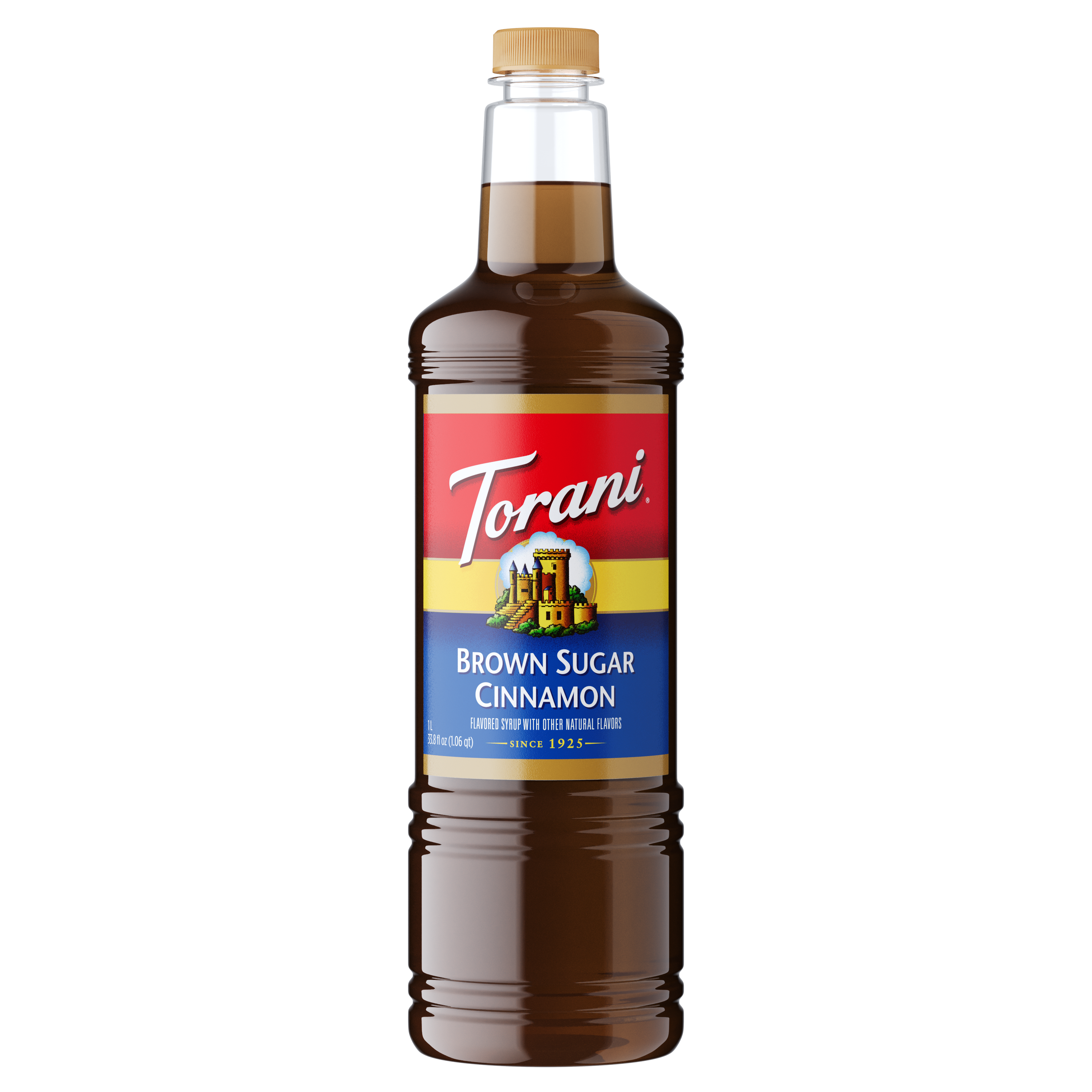 Torani Brown Sugar Cinnamon Flavoring Syrup 1L Plastic Bottle