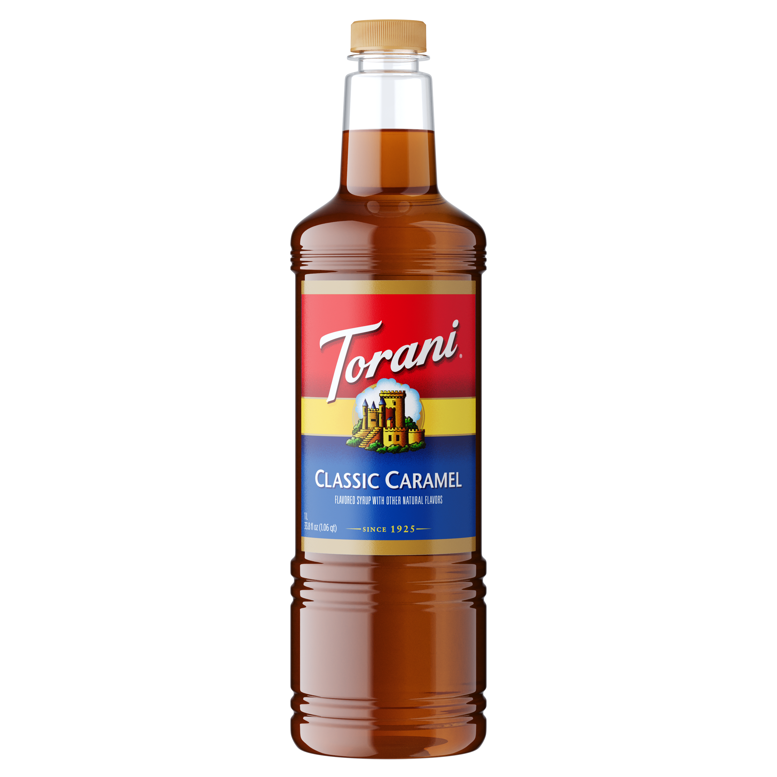 Torani Caramel Classic Flavoring Syrup 1L Plastic Bottle syrup