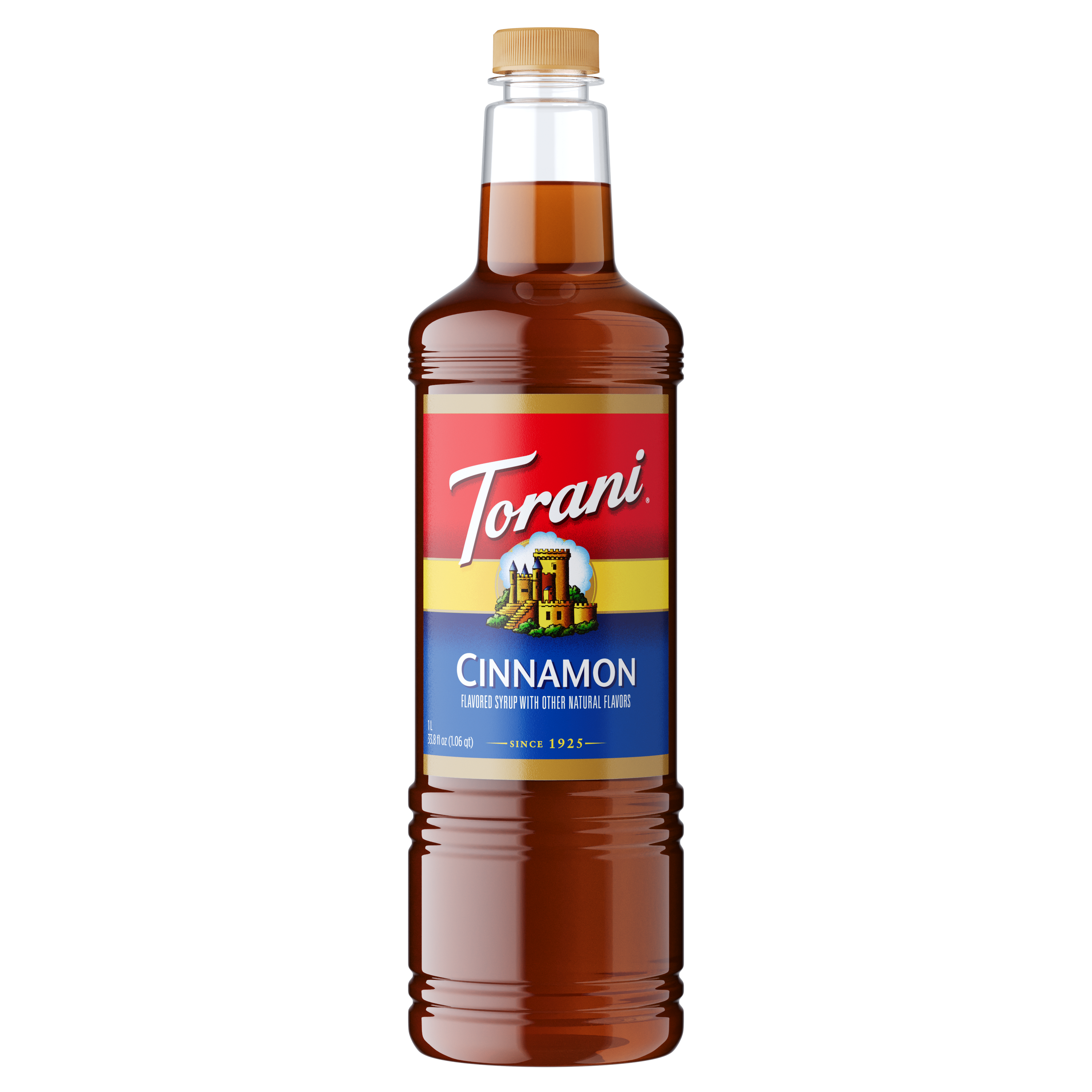 Torani Cinnamon Flavoring Syrup 1L Plastic Bottle