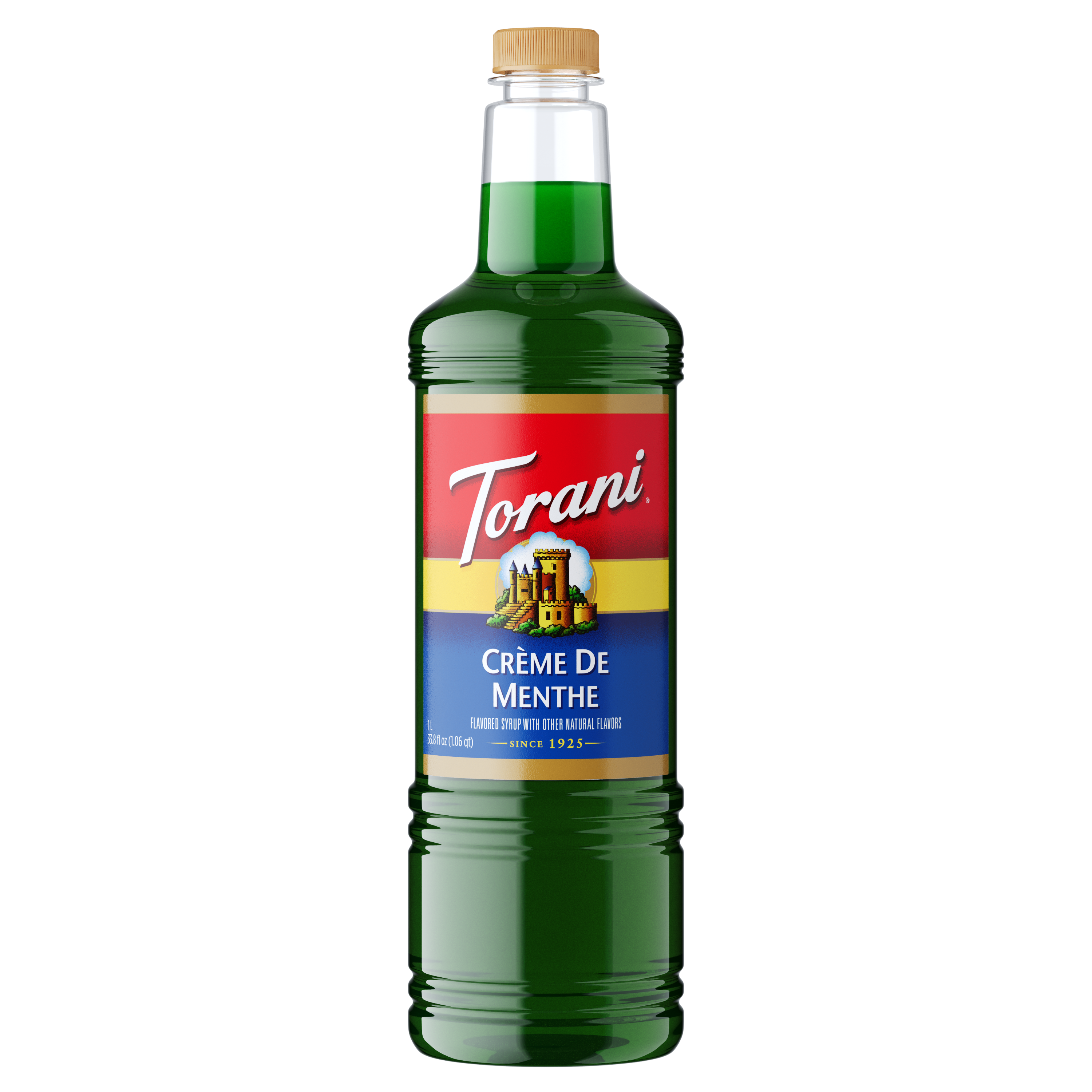 Torani Creme De Menthe Flavoring Syrup 1L Plastic Bottle