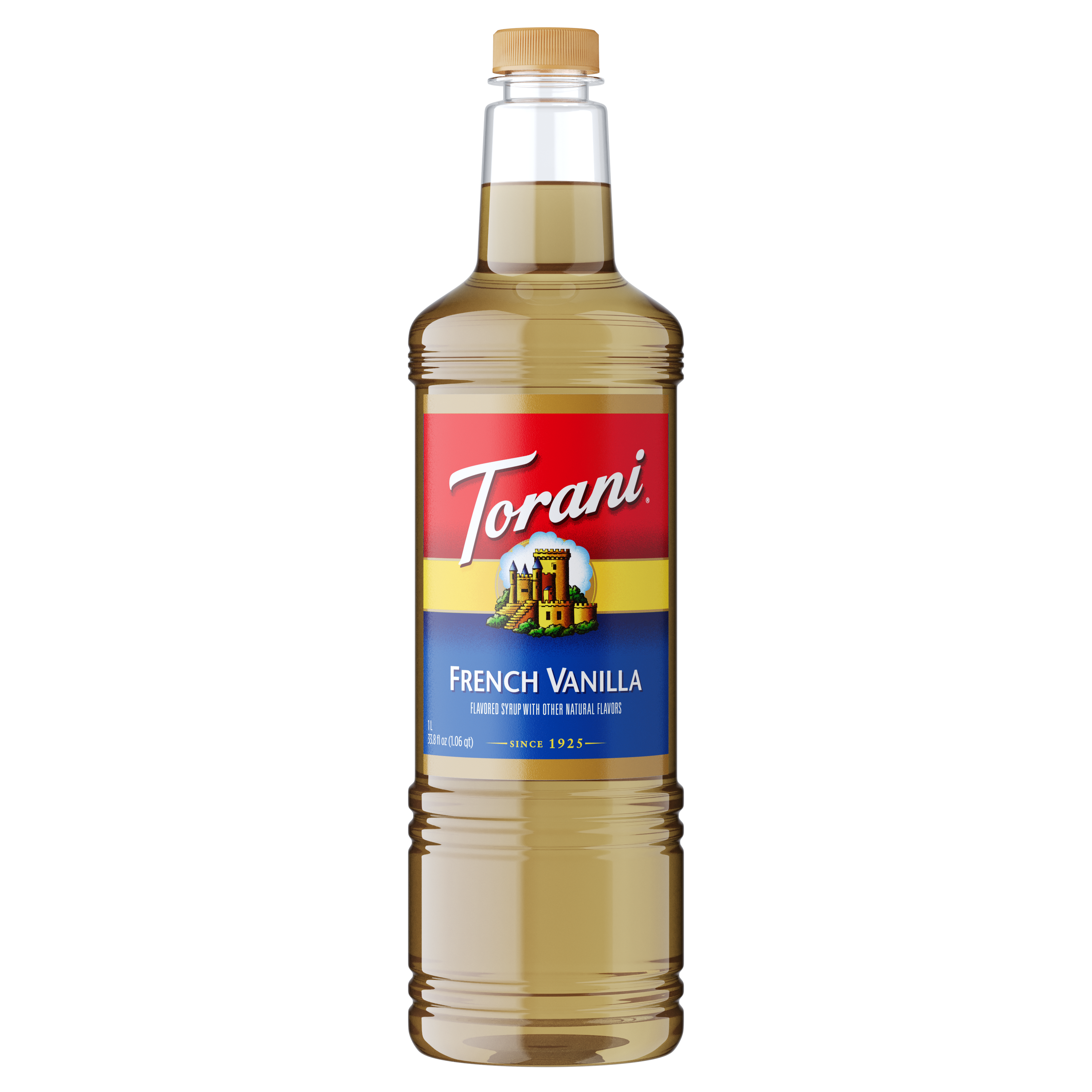 Torani French Vanilla Flavoring Syrup 1L Plastic Bottle