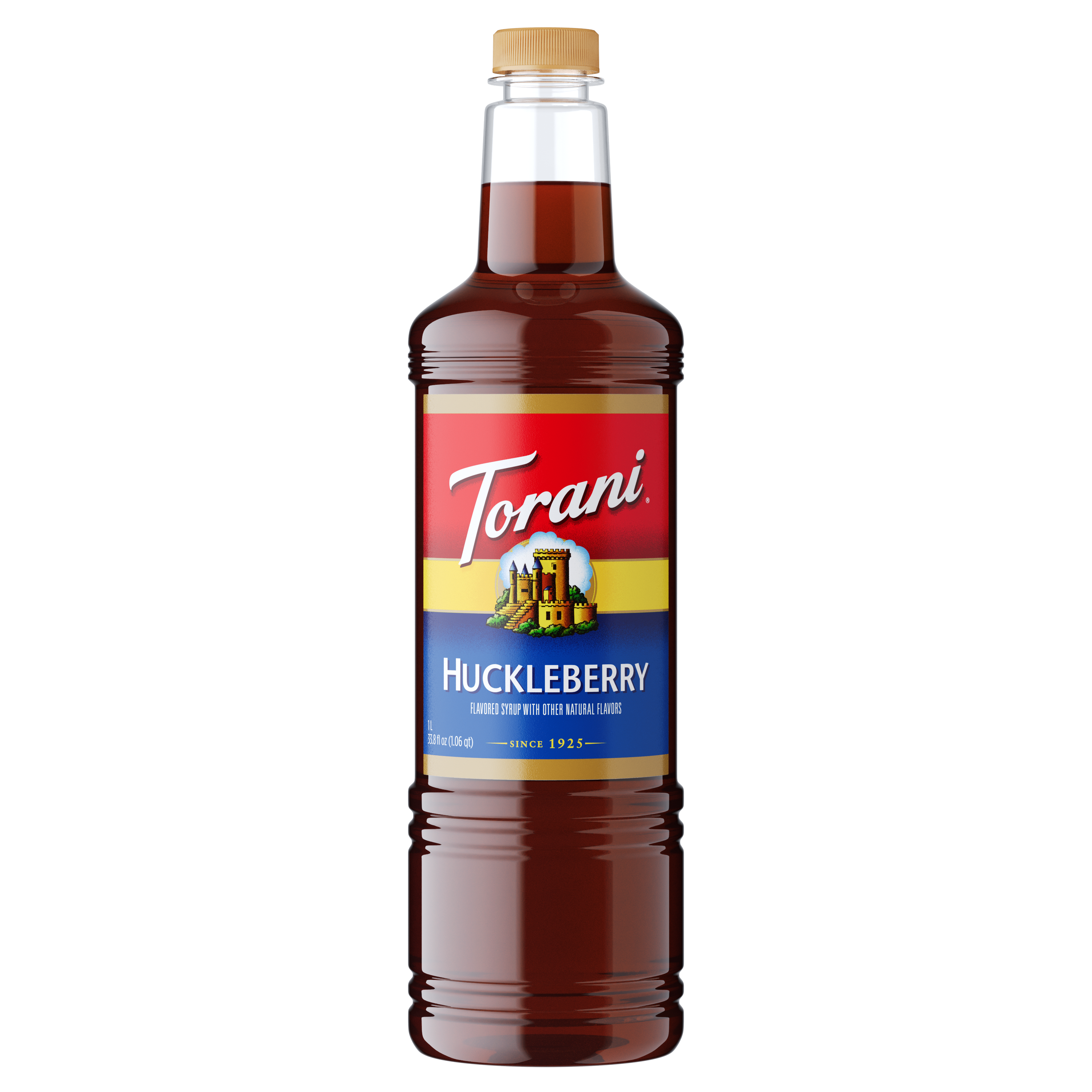 Torani Huckleberry Flavoring Syrup 1L Plastic Bottle