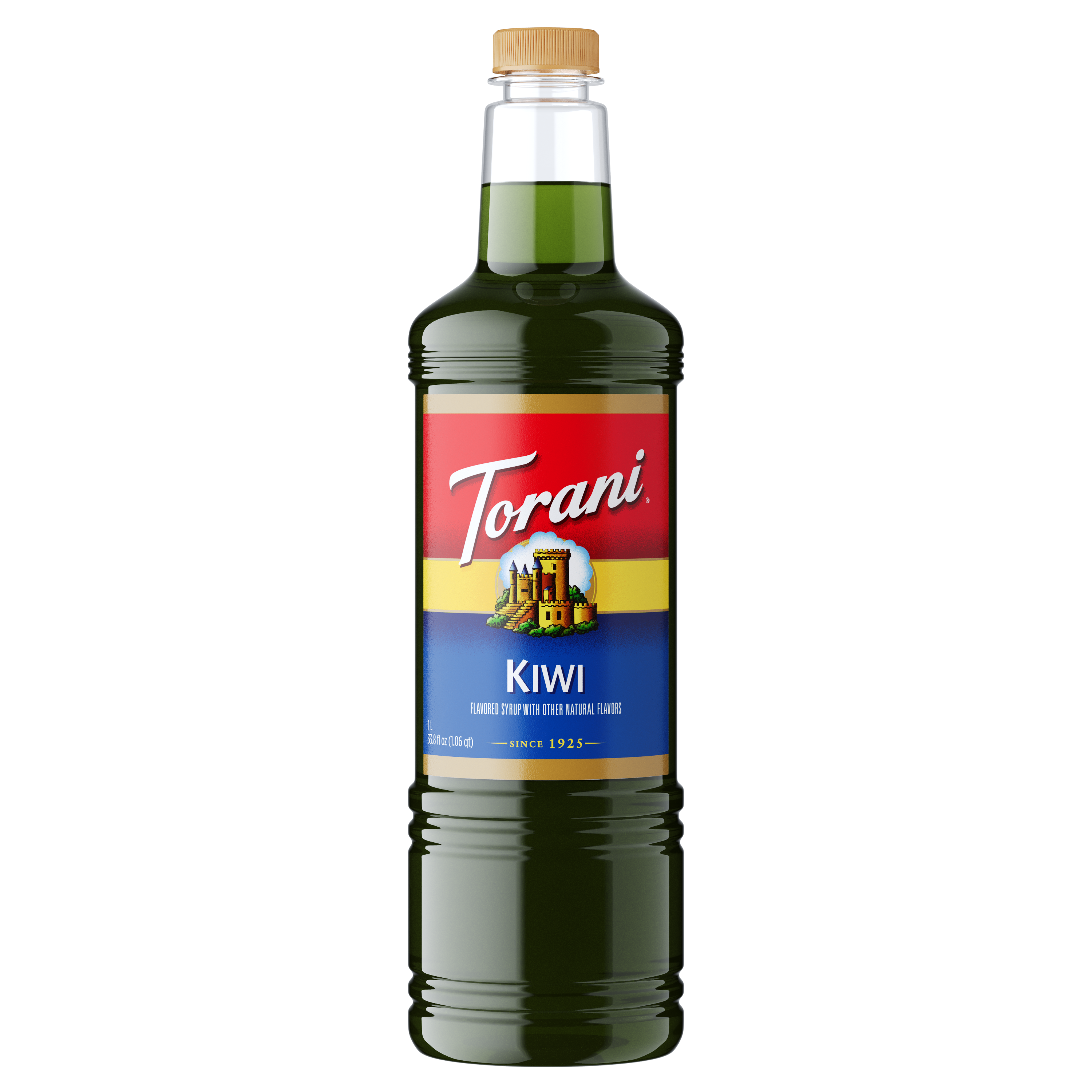 Torani Kiwi Flavoring Syrup 1L Plastic Bottle