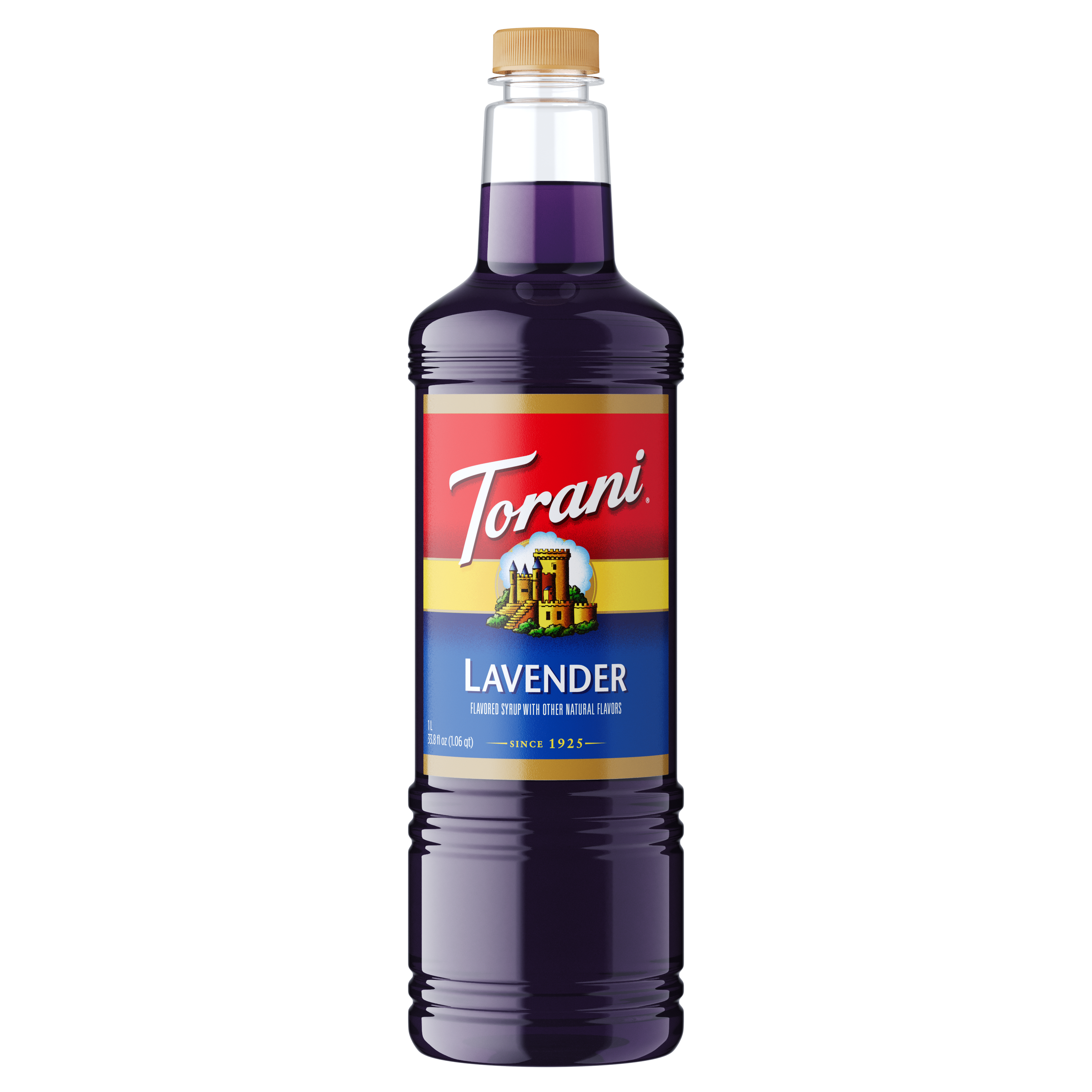 Torani Lavender Flavoring Syrup 1L Plastic Bottle