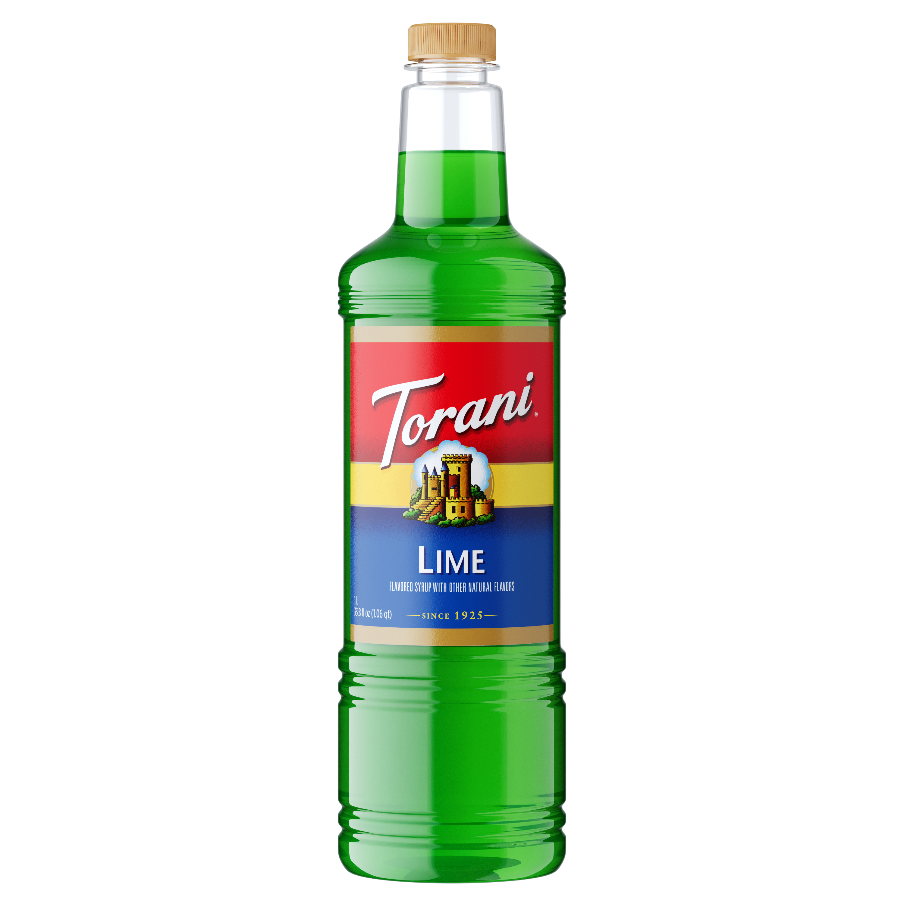 Torani Lime Flavoring Syrup 1L Plastic Bottle