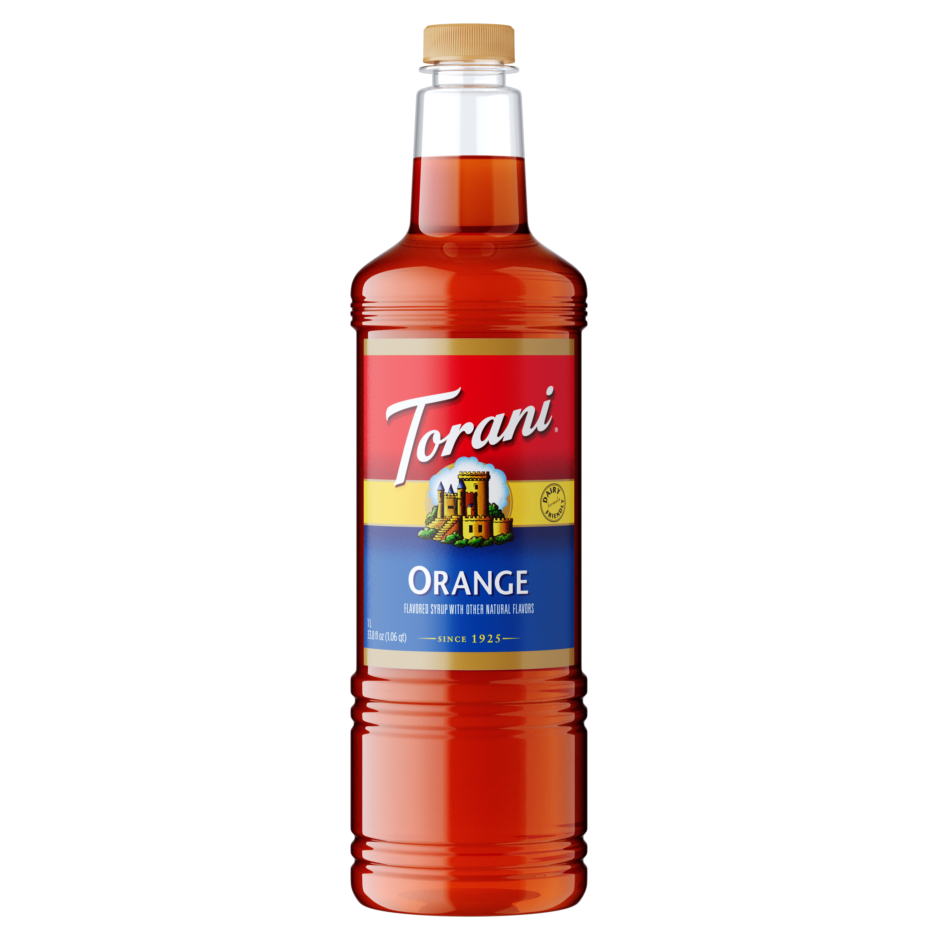 Torani Orange Flavoring Syrup 1L Plastic Bottle