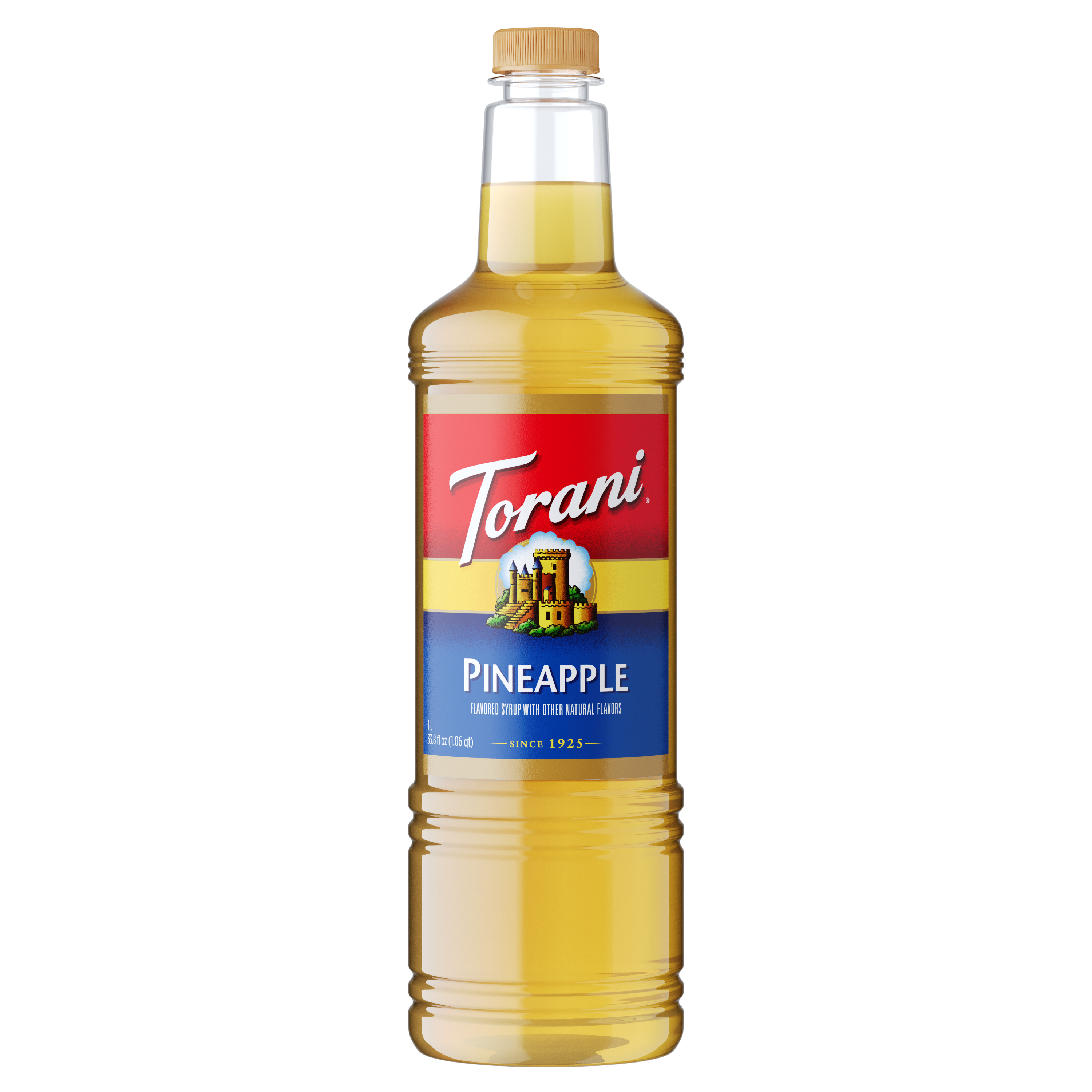 Torani Pineapple Flavoring Syrup 1L Plastic Bottle