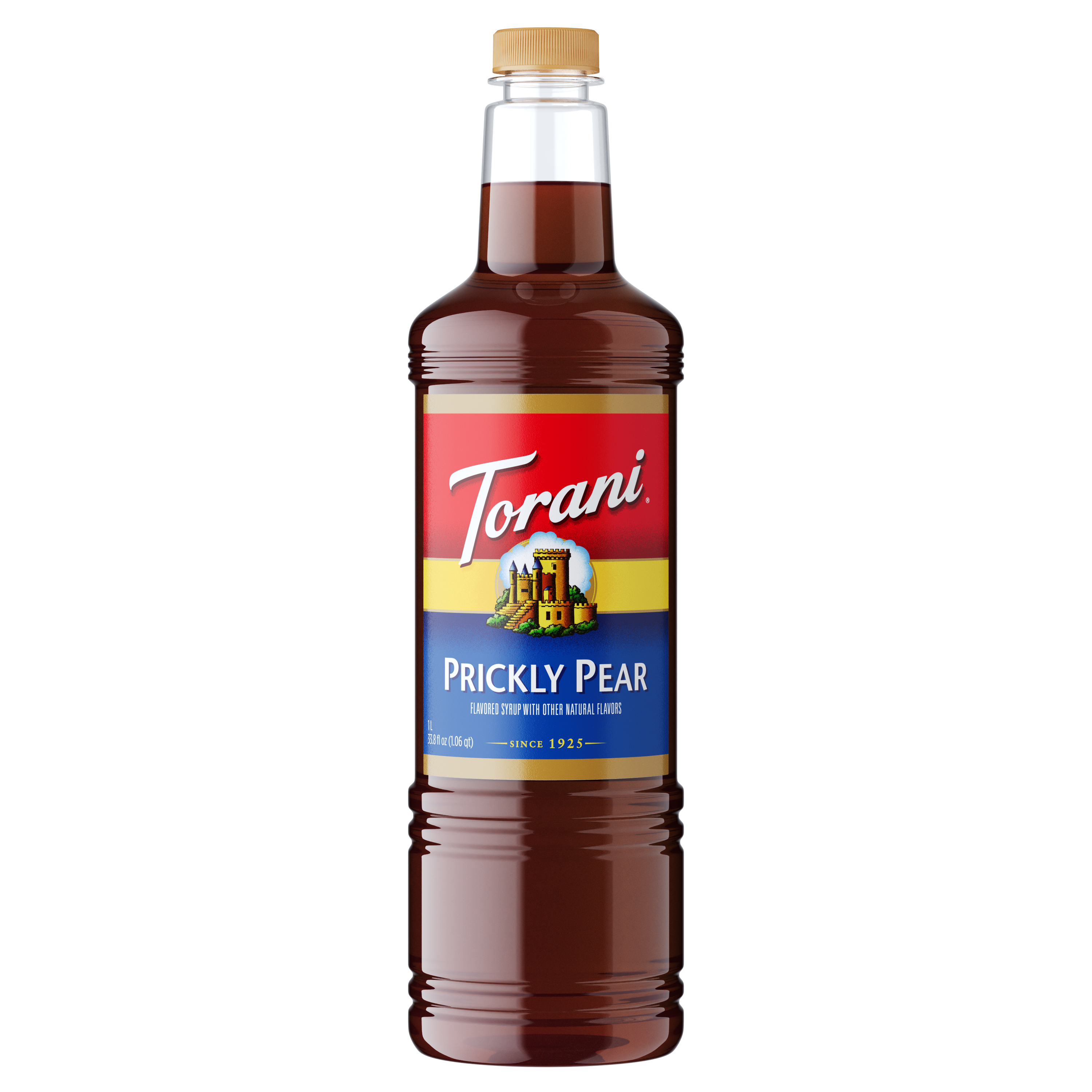Torani Prickly Pear Flavoring Syrup 1L Plastic Bottle