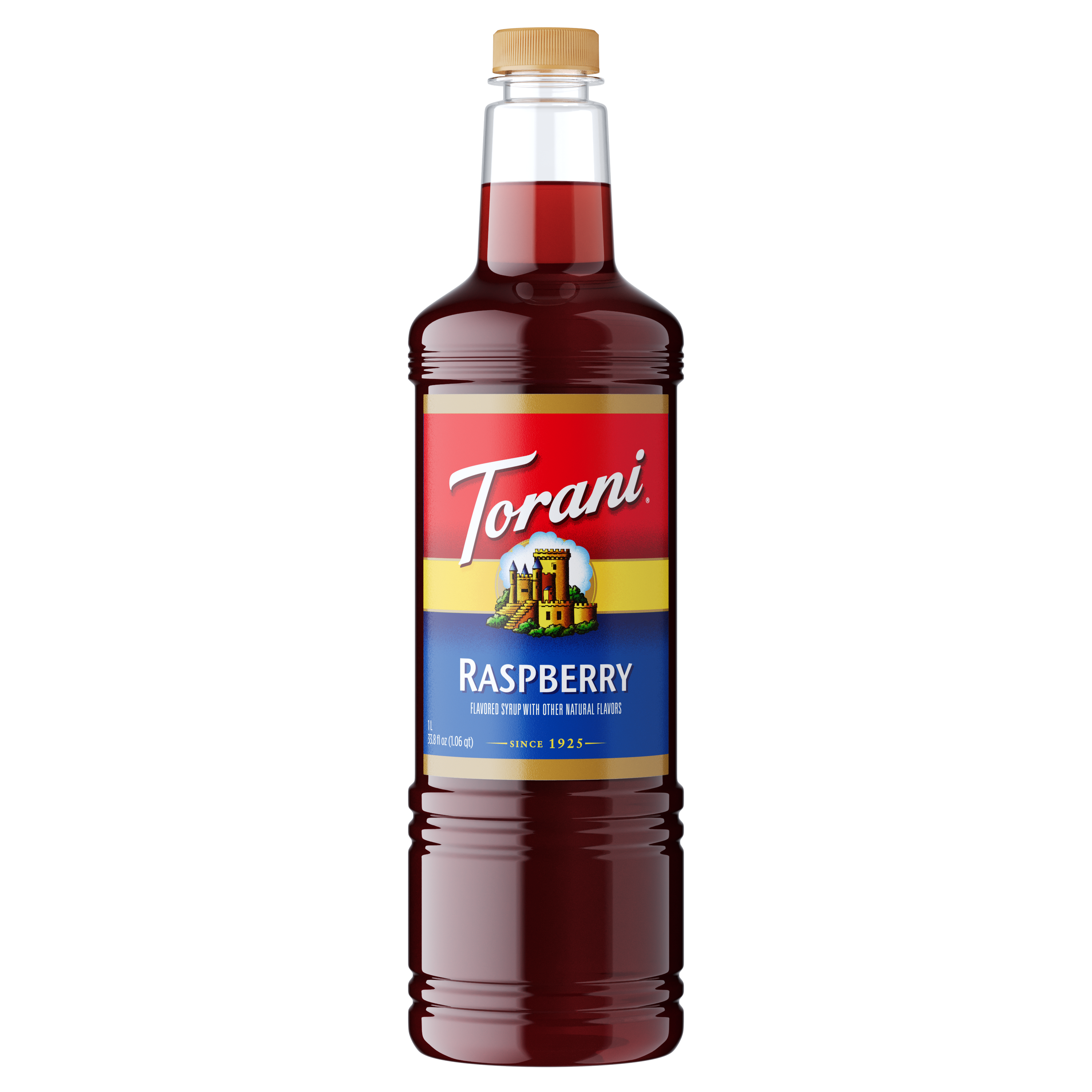 Raspberry Toani Torani Raspberry Flavoring Syrup 1L Plastic Bottle – Dilworth Coffee