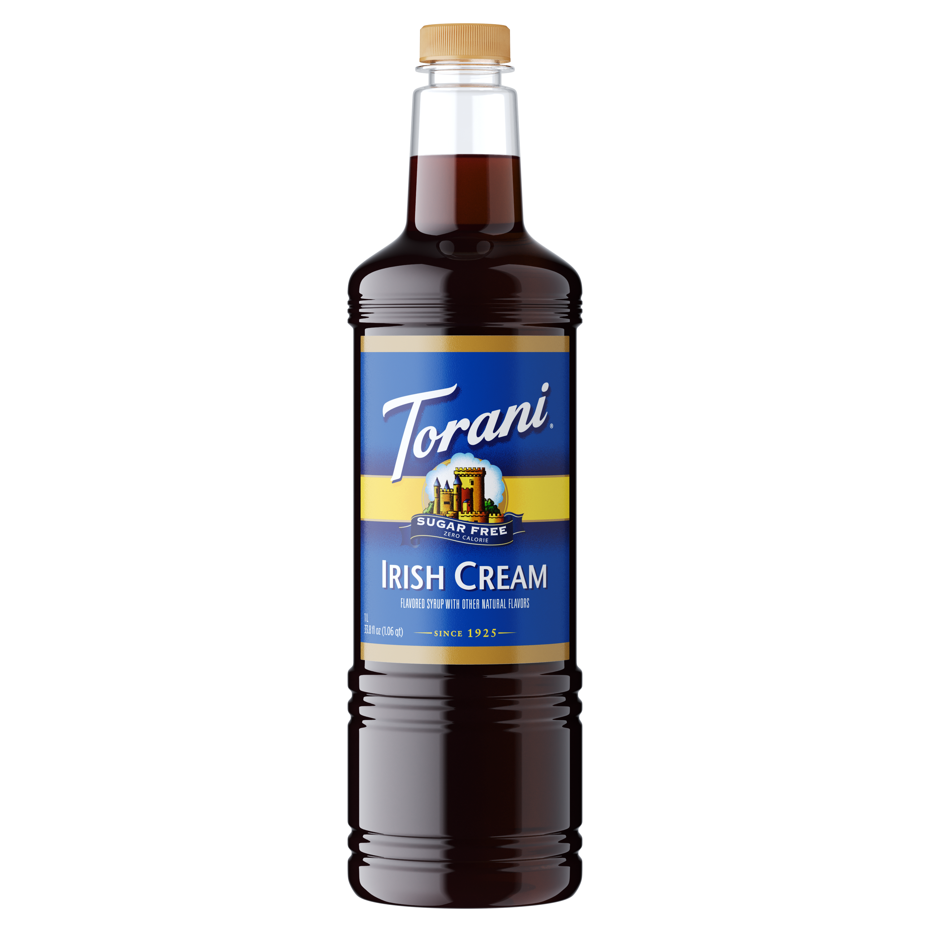 Torani Sugar Free Irish Cream Flavoring Syrup 1L Plastic Bottle