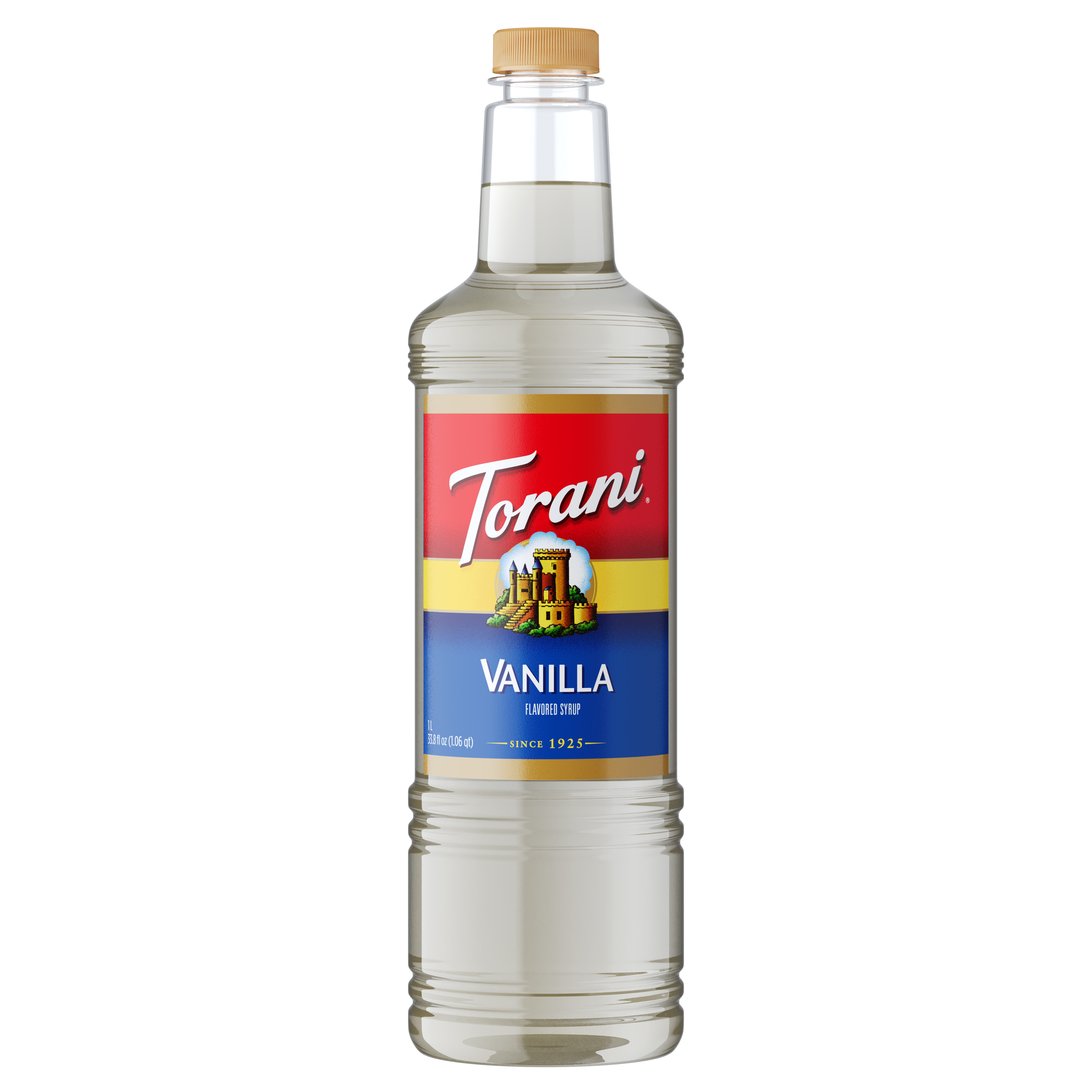 Torani Vanilla Flavoring Syrup 1L Plastic Bottle