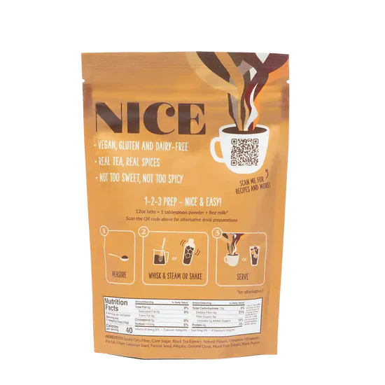 Two Leaves Nice Chai Tea Latte Blend 112 g Bag