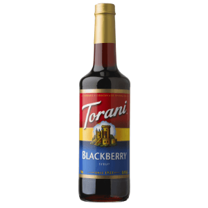 Torani Blackberry Flavoring Syrup 750mL Plastic Bottle