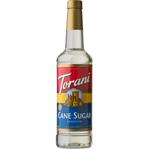 Torani Cane Sugar Sweetener 750mL Plastic Bottle