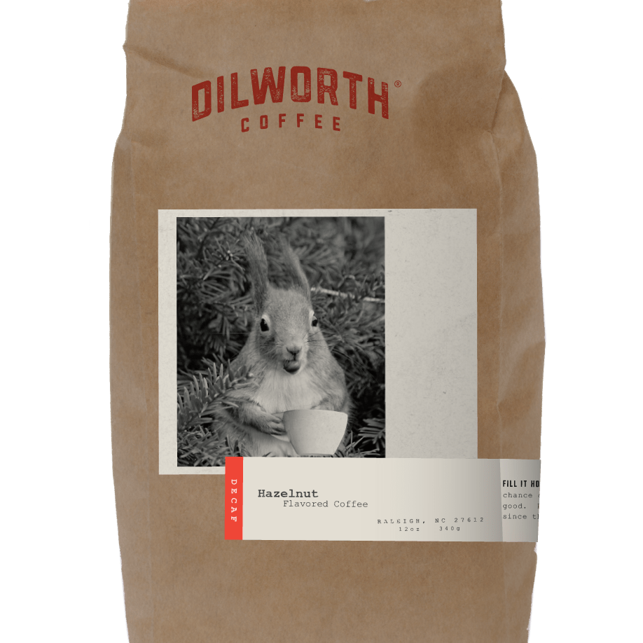 Dilworth Coffee Hazelnut Decaf