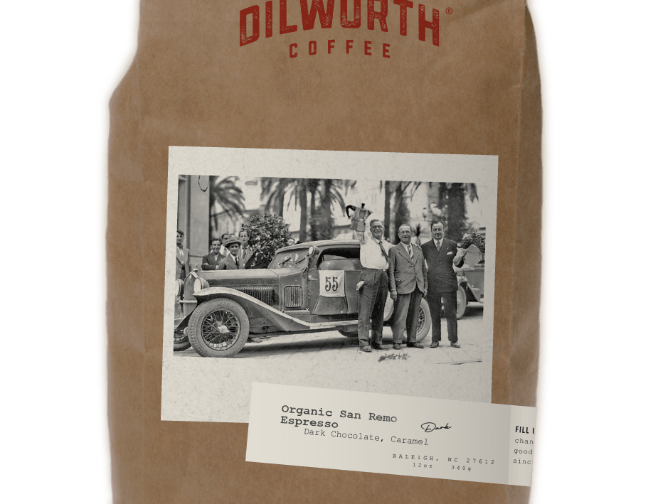 Dilworth Coffee Organic San Remo Espresso