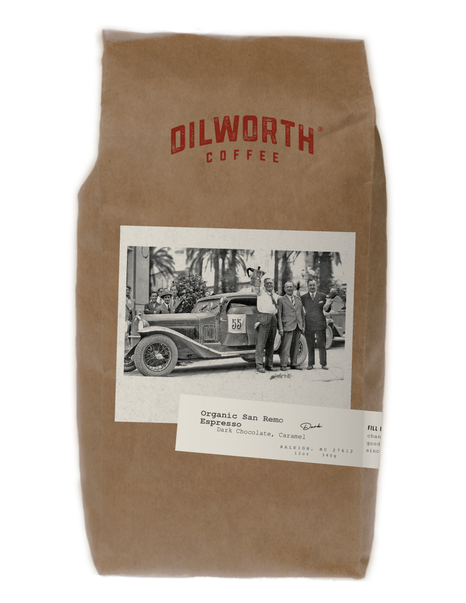 Dilworth Coffee Organic San Remo Espresso