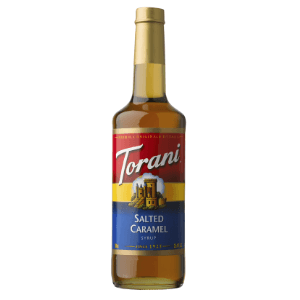 Torani Salted Caramel Flavoring Syrup 750mL Plastic Bottle