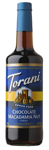 Sugar Free Chocolate Macadamia Nut Syrup-Torani