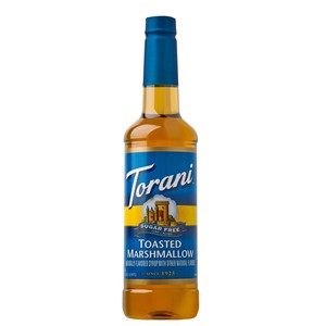Torani Sugar Free Toasted Marshmallow Flavoring Syrup 750mL Plastic Bottle