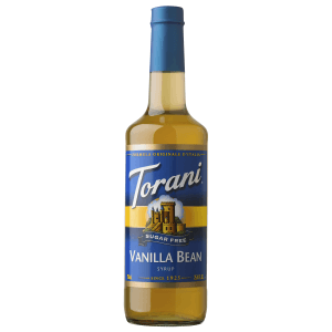 Torani Sugar Free Vanilla Bean Flavoring Syrup 750mL Plastic Bottle