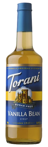 Sugar Free Vanilla Bean Syrup-Torani