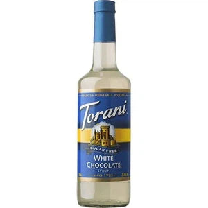 Torani Sugar Free White Chocolate Flavoring Syrup 750mL Plastic Bottle