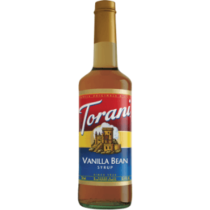 Torani Vanilla Bean Flavoring Syrup 750mL Plastic Bottle