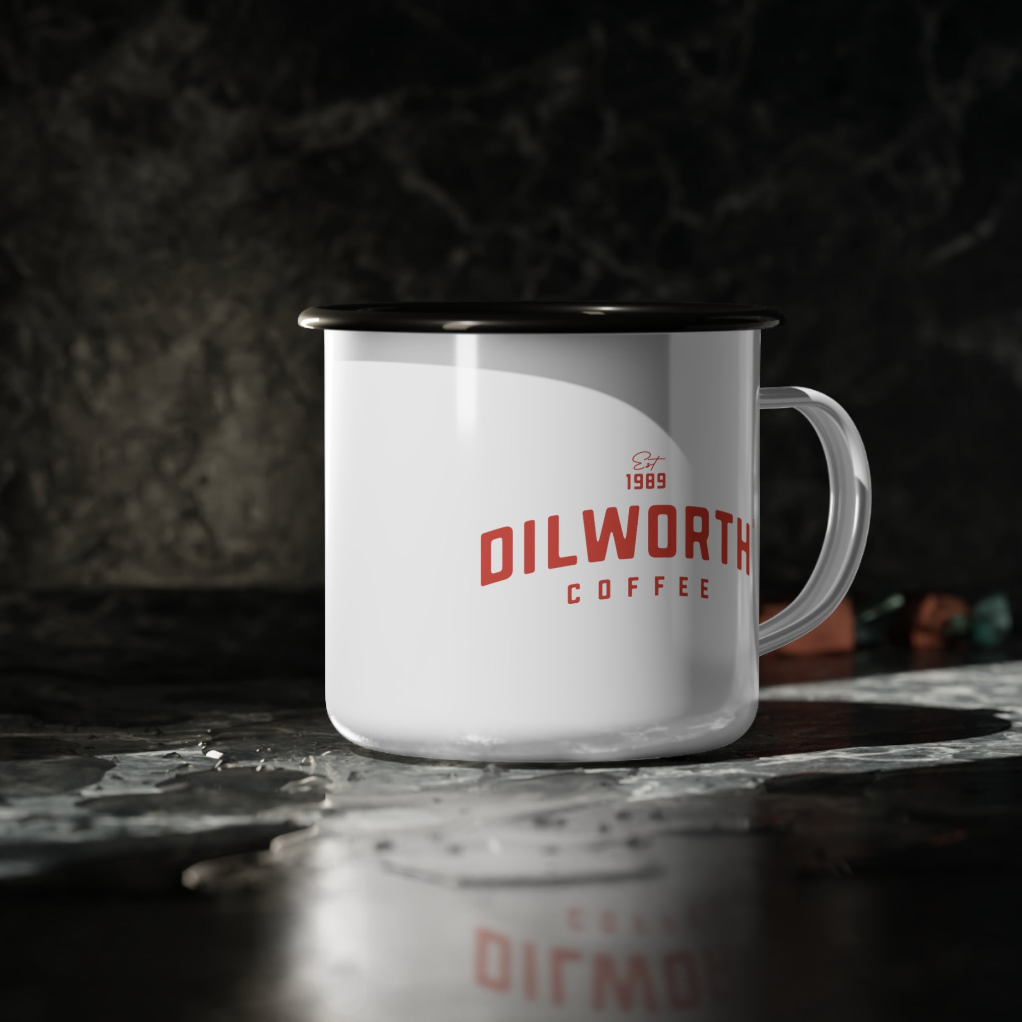 Dilworth Coffee Enamel Camp Cup